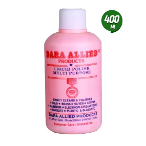 Dara Allied Products - Liquid Polish - 400 MI | Multipurpose Metal Cleaner/ Brass Cleaner