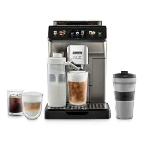 DeLonghi Eletta Explore Bean to Cup Coffee Machine with Cold Brew Technology - Titanium | ECAM450.86.T