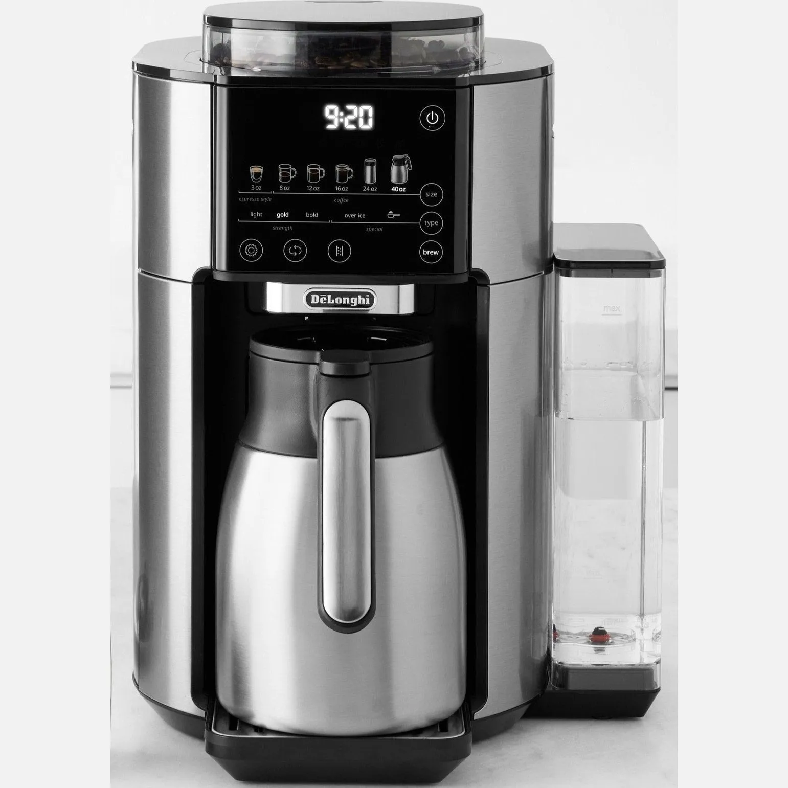 De'Longhi TrueBrew Automatic Coffee Maker with Bean Extract Technology with Thermal Carafe (CAM51035M)