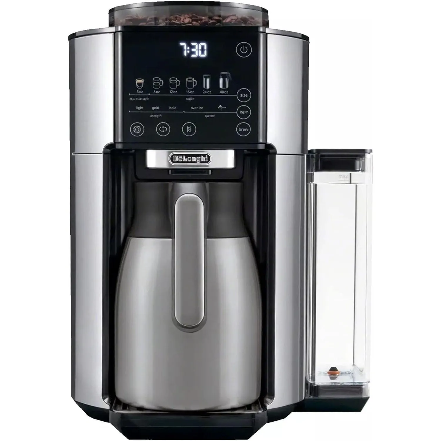 De'Longhi TrueBrew Automatic Coffee Maker with Bean Extract Technology with Thermal Carafe (CAM51035M)