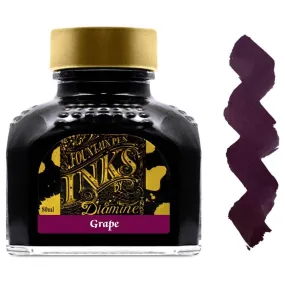 Diamine Fountain Pen Ink Bottle - 80 ml Grape | 7096