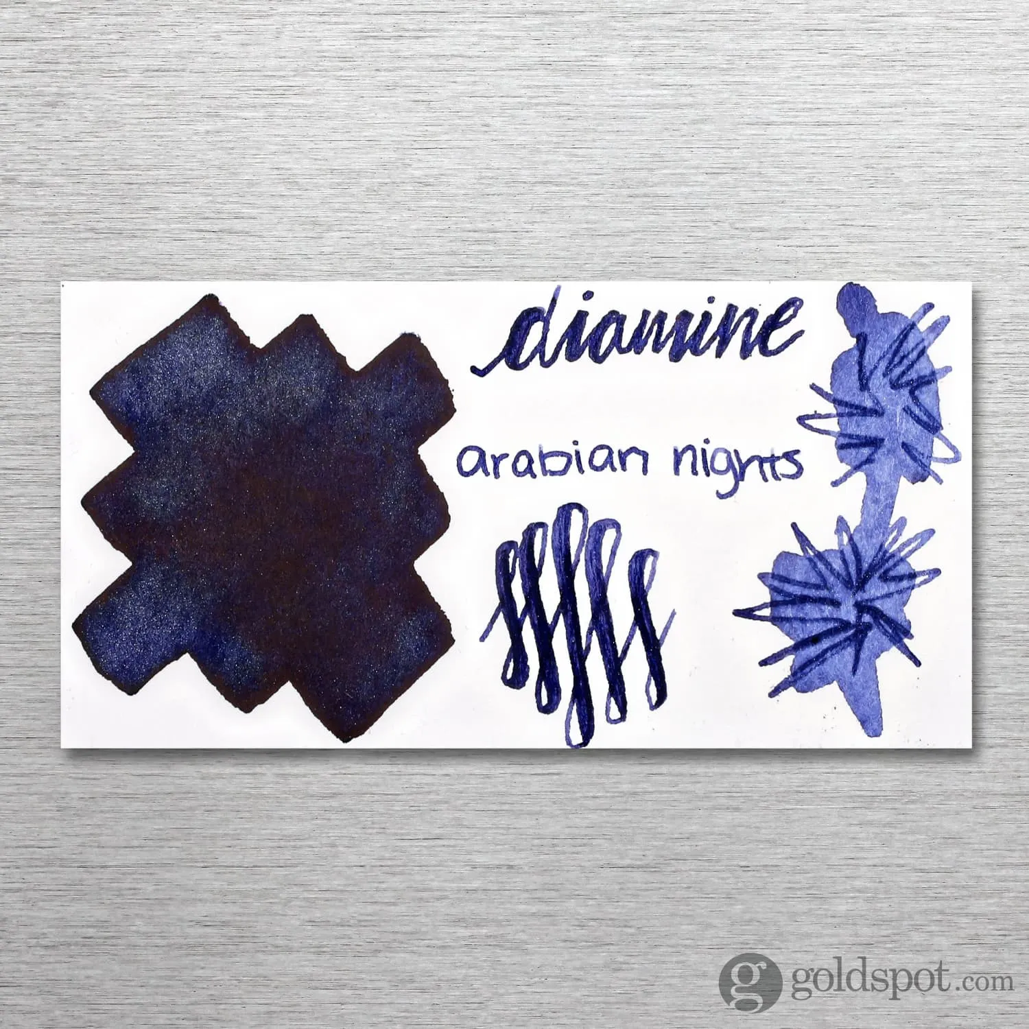 Diamine Shimmer Bottled Ink in Arabian Nights Purple - 50 mL