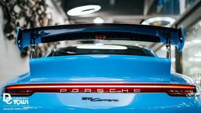 DMC Porsche 992 : Forged Carbon Fiber : Rear Wing Spoiler : GT3 RS / GT3RS Retro Style : Fits the OEM 992 Coupe, Cabriolet, Carrera, 4S , GTS