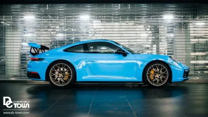 DMC Porsche 992 : Forged Carbon Fiber : Rear Wing Spoiler : GT3 RS / GT3RS Retro Style : Fits the OEM 992 Coupe, Cabriolet, Carrera, 4S , GTS