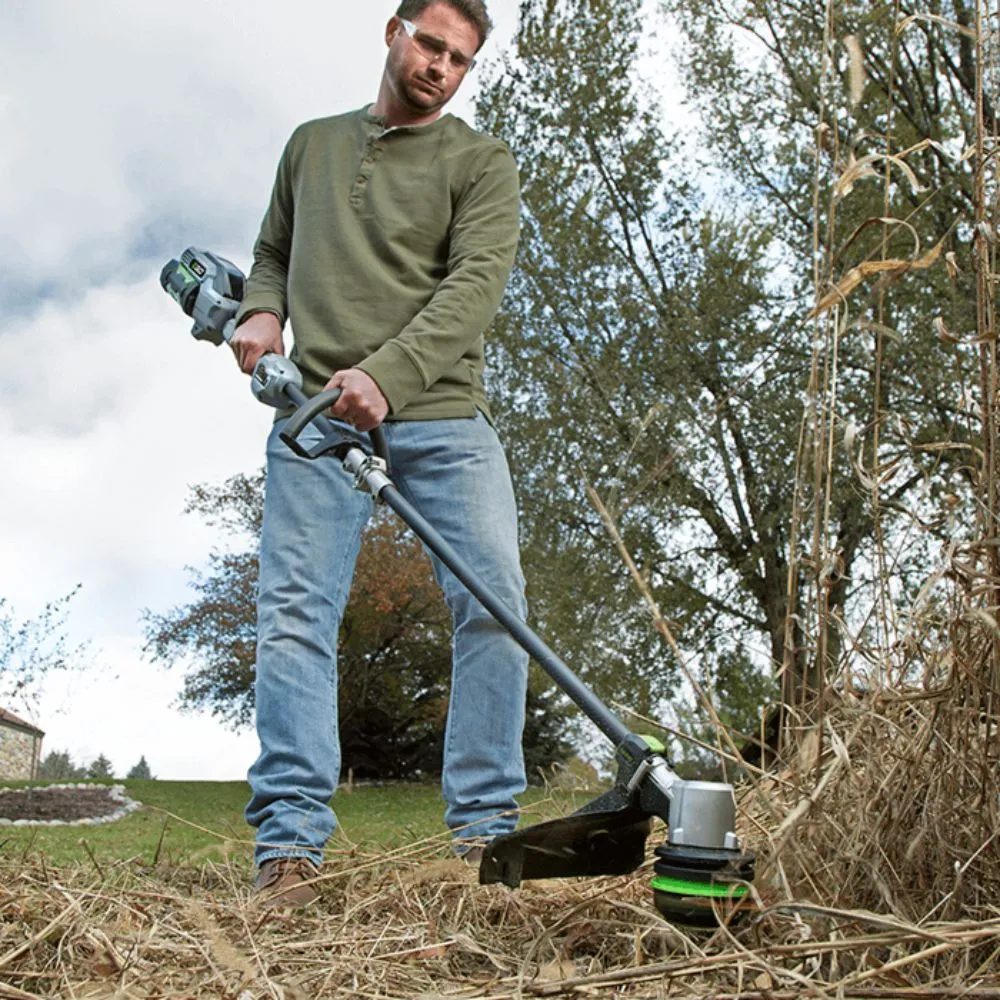 EGO ST1523S 15" Powerload  String Trimmer w/ Carbon Fiber Shaft (foldable shaft) Kit (2P 4Ah Battery, 210W Charger)