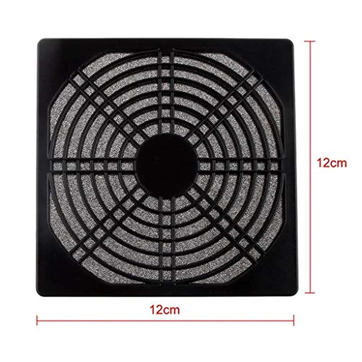 Electomania Axial Fan Dust Filter Guard Grill Protector Cover Case for PC Computer 120 mm