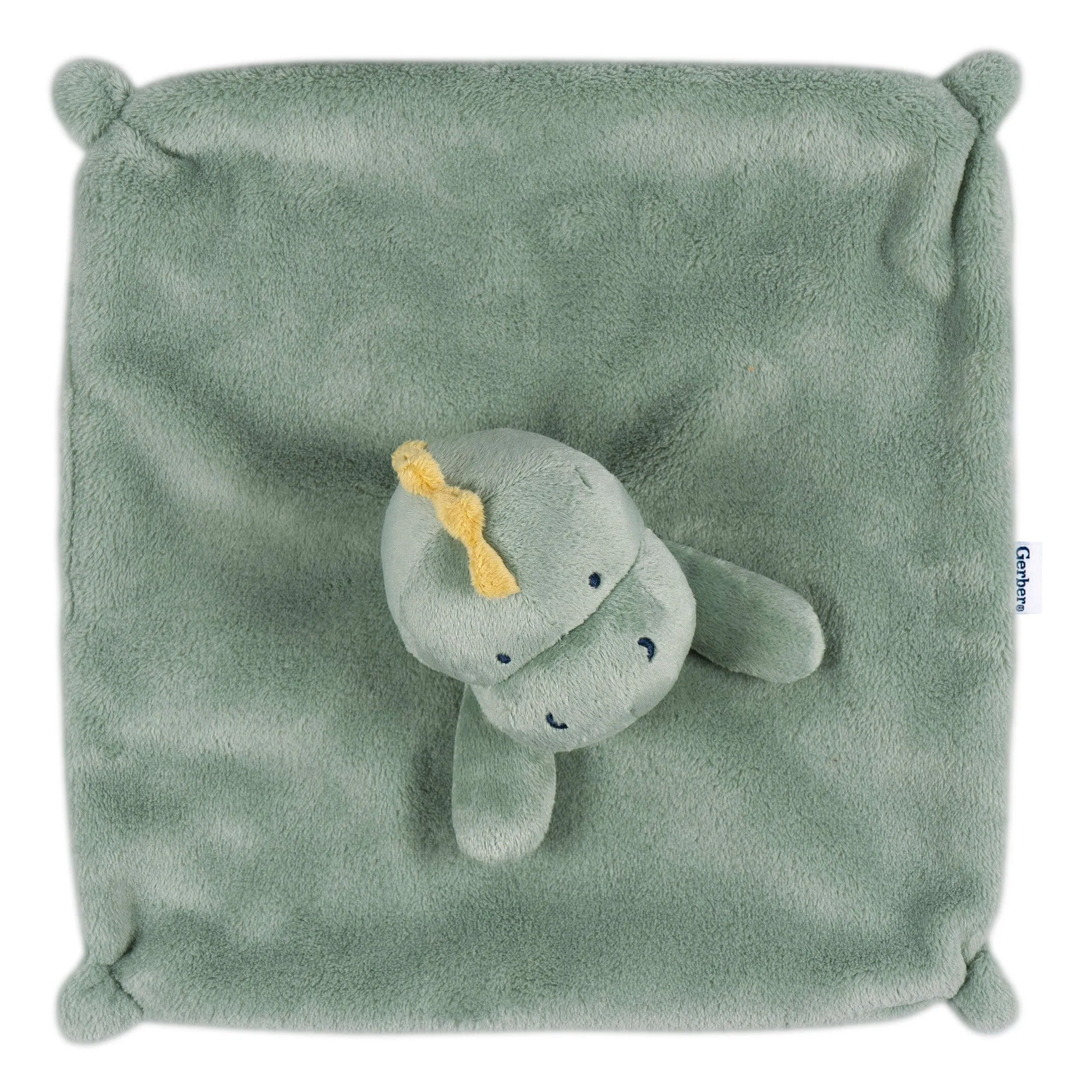 Embroidered 2-Piece Dino Hooded Wearable Blanket & Security Blanket Set