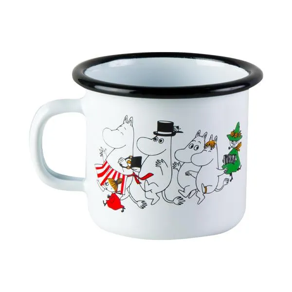 Enamel Mug - Moomin Family (Colors, 2.5dl)