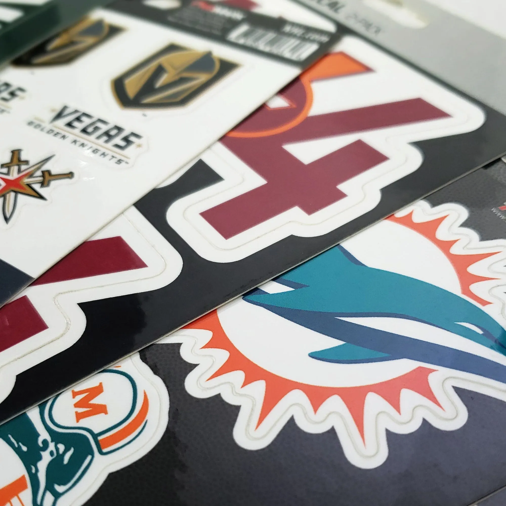 Fanmats Miami Dolphins 12 Count Mini Decal Sticker Pack