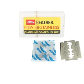 FEATHER HI-STAINLESS- 10 COUNT