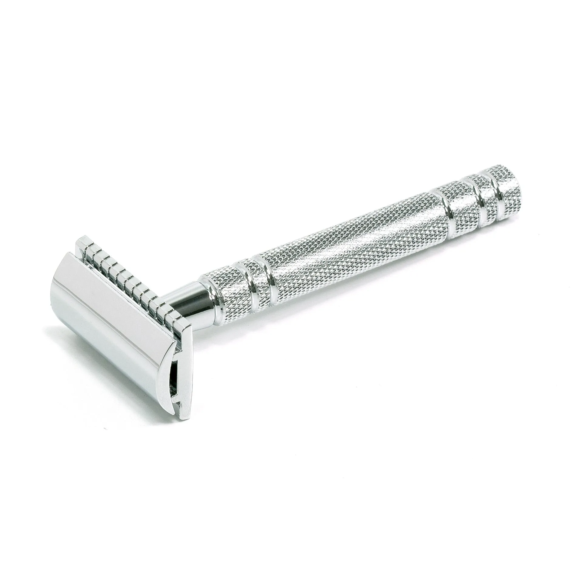 Fendrihan Double Edge Safety Razor, Full Knurled Handle