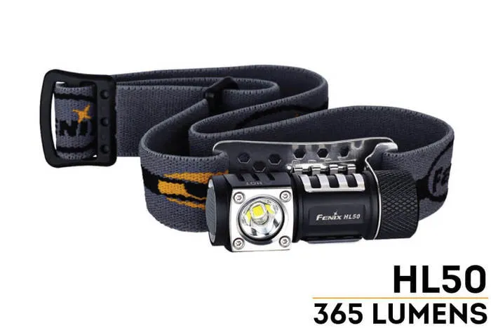 Fenix HL50 1 x CR123A / 1 x AA CREE XM-L2 T6 Neutral White 365 Lumen LED Headlamp