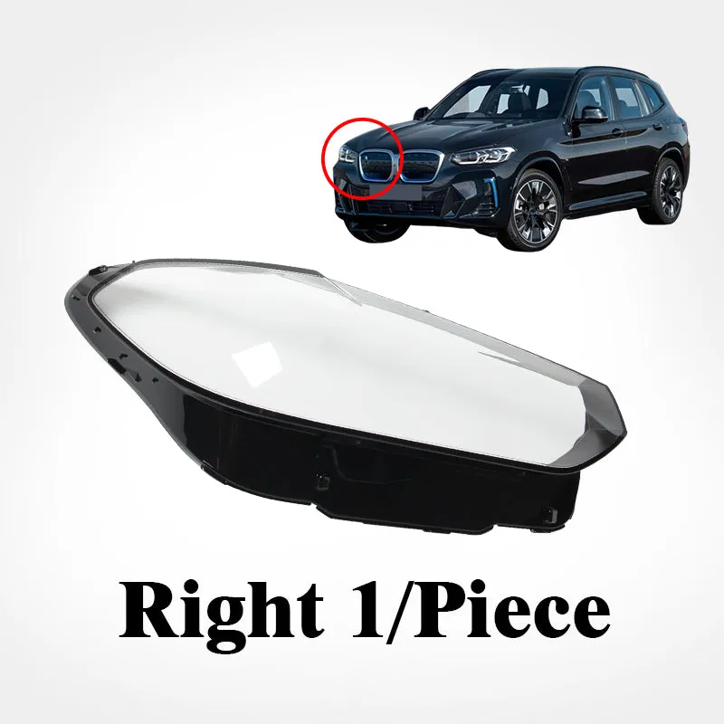 For BMW X3/G08/G01 2022 Headlight Transparent Lampshade Glass Shell Front Headlamp Lens Cover Case Auto Lights Mask Lamp Caps