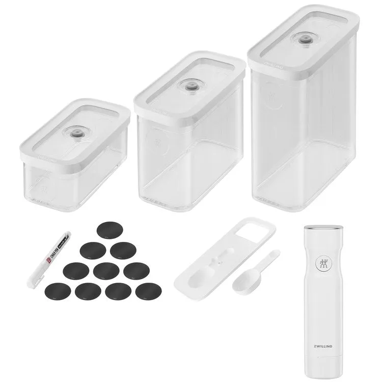 Fresh & Save Five-Piece Medium Cube Box Starter Set with Pump