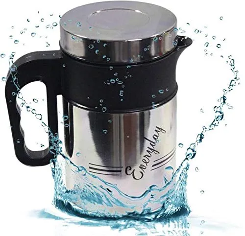 Gadget Appliances Double Walled Hot Cold Travelling/Office Milk Coffee Stainless Steel Coffee Water Mug 1800ml