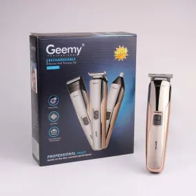 Geemy Professional Rechargeable Shaver And Trimmer Set GM-6659