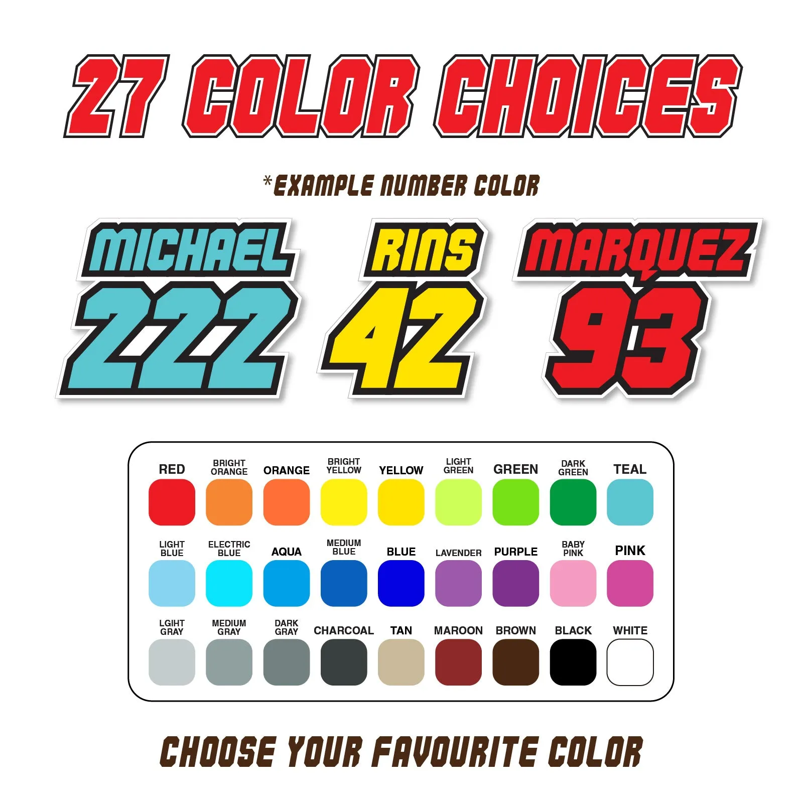 Graphic Kit Decals Fairing Sticker Custom Number For Razor MX500 MX650 - C012 Neon Prism Burst