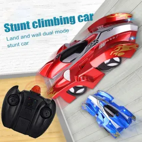 Gravity Defying Wall Climbing RC Car | Anti Ceiling Racing Toy With Dual Mode 360 Rotating (Assorted Colours)