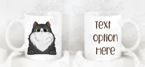 Gray Tuxedo Cat mug