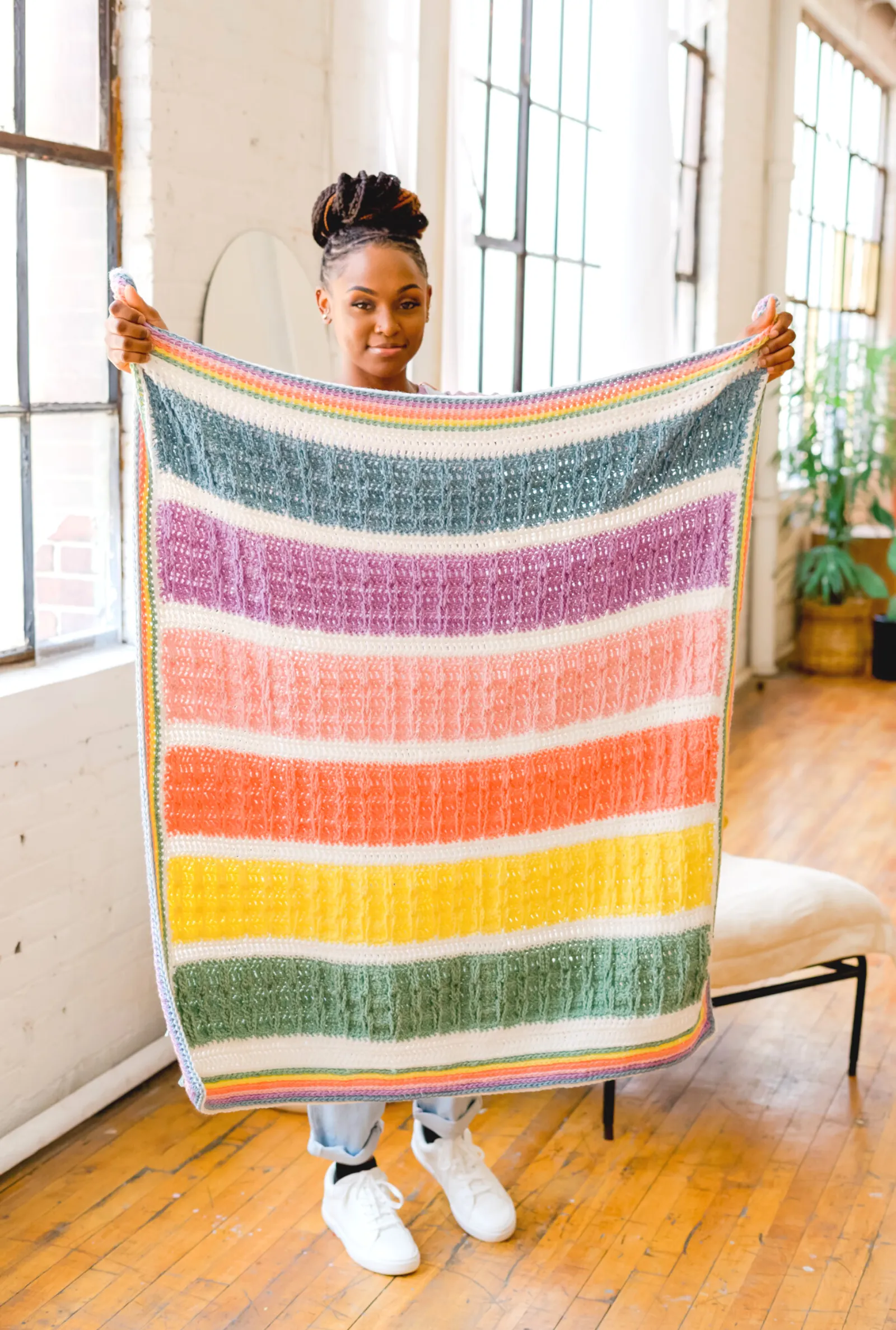 Gumball Afghan // Crochet PDF Pattern