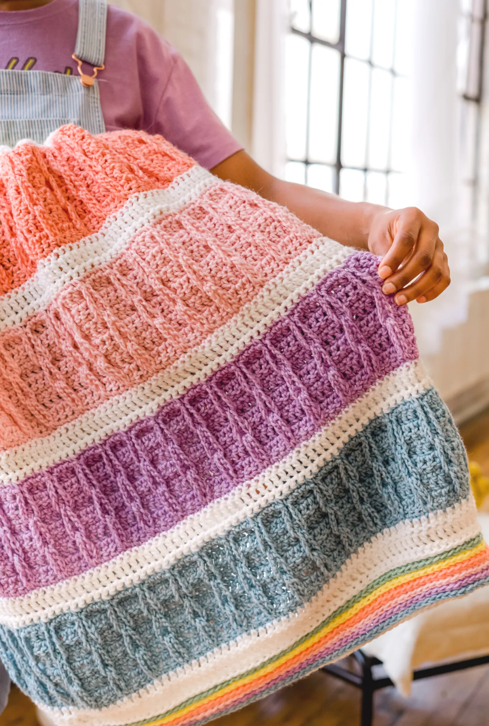 Gumball Afghan // Crochet PDF Pattern