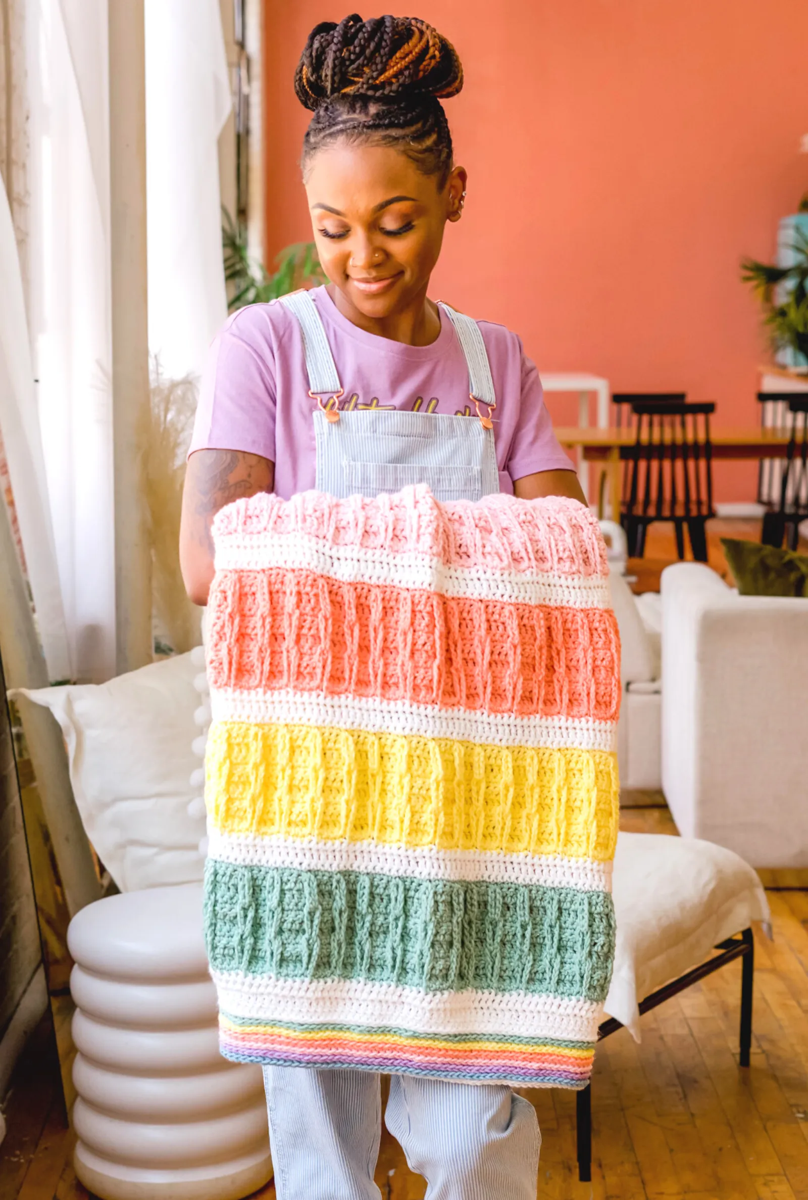 Gumball Afghan // Crochet PDF Pattern