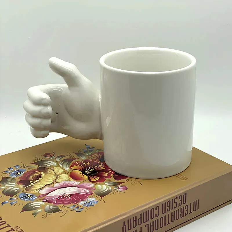 Hand Grip Artistic Mug