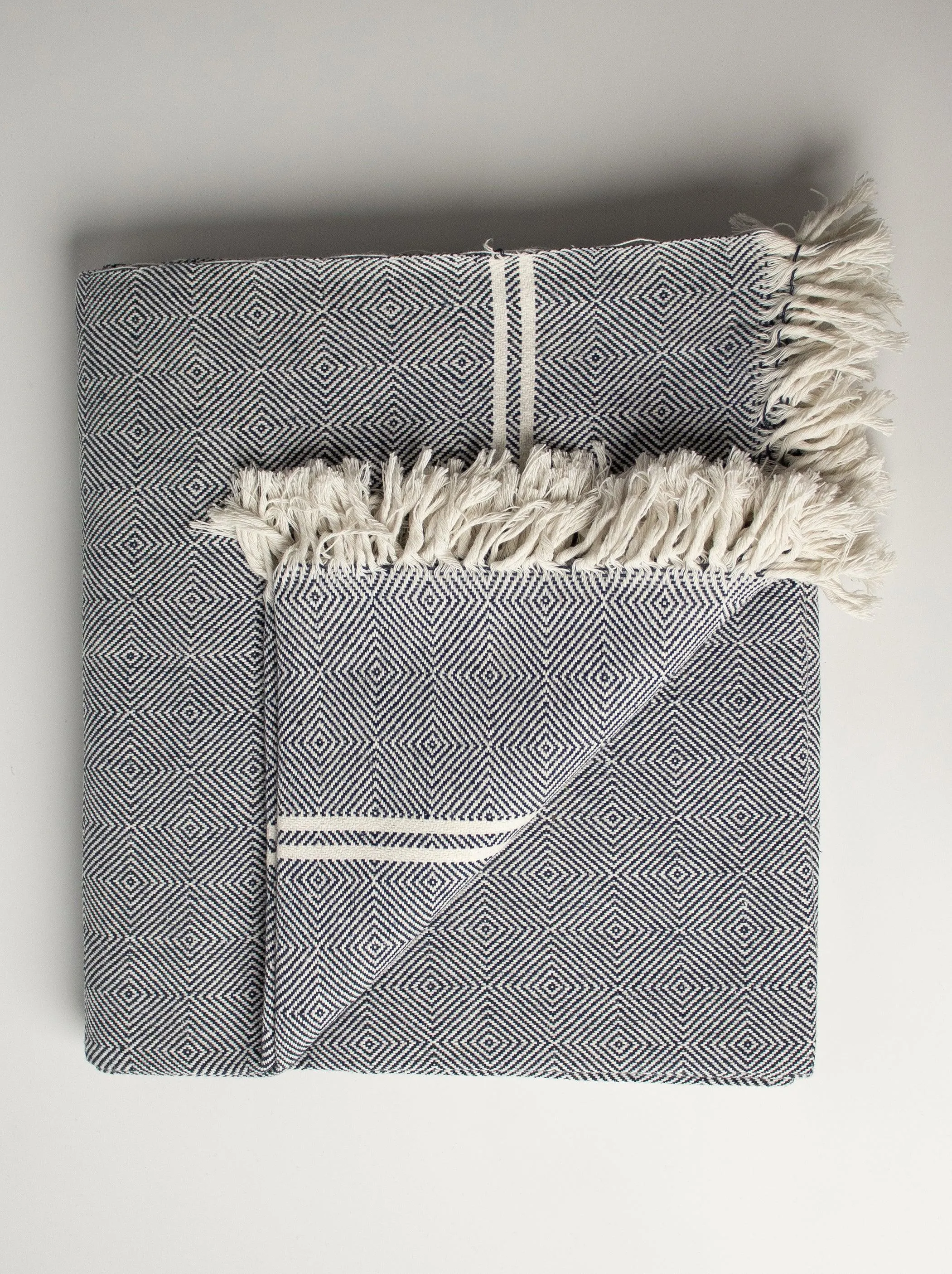 HAND WOVEN KHADI KHES, BLANKETS, THROW  IN GREY COLOR- ALL WEATHER