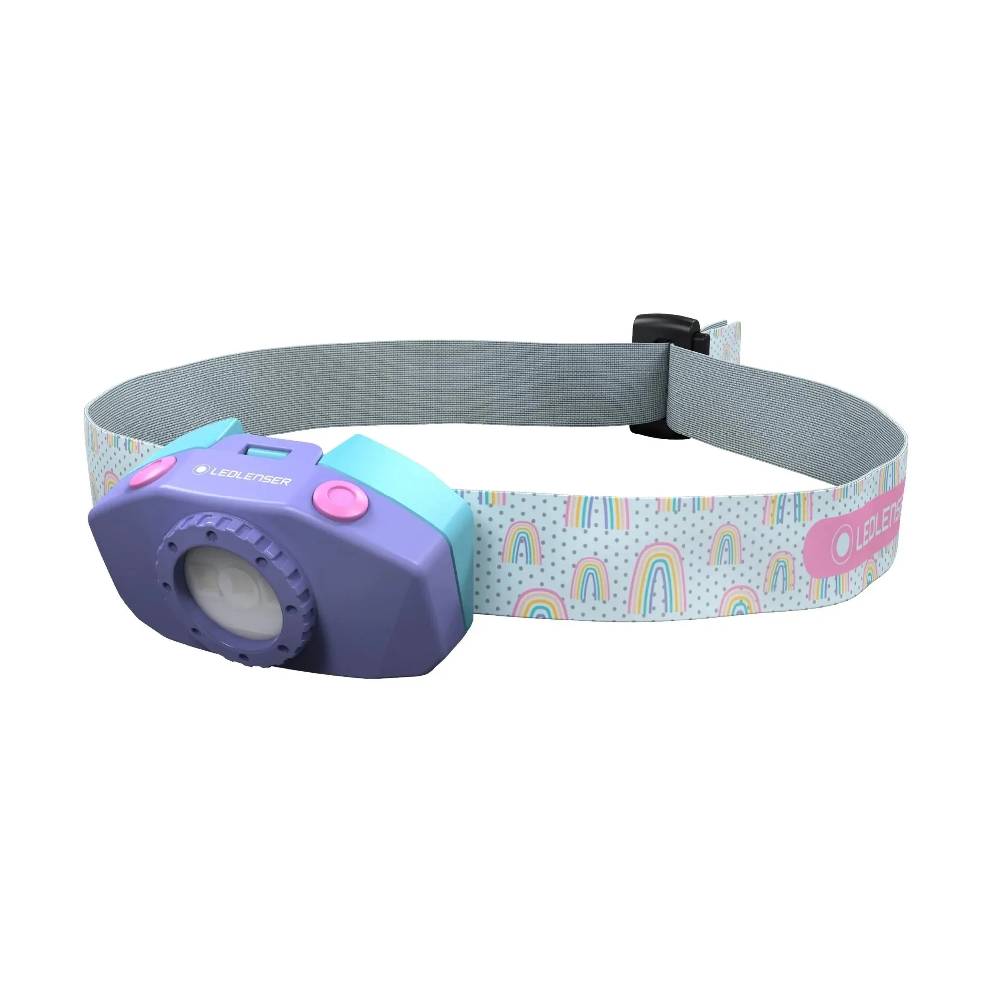 Head Torch Rechargeable 4R by Ledlenser Purple with Rainbows