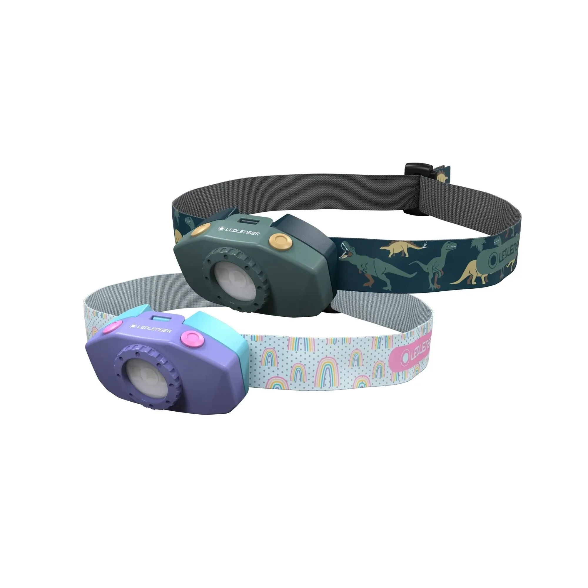 Head Torch Rechargeable 4R by Ledlenser Purple with Rainbows