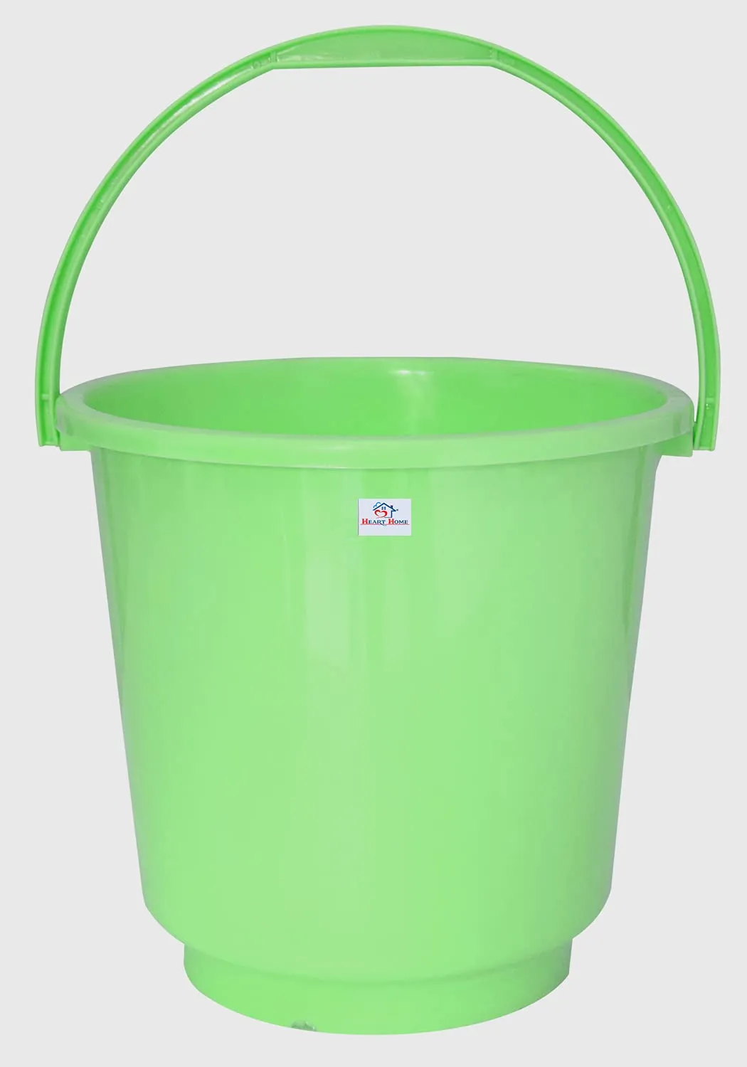 Heart Home 2 Pieces Unbreakable Virgin Plastic Multipurpose Bathroom Bucket & Mug Set (Green) (HS39HEARTH023135)