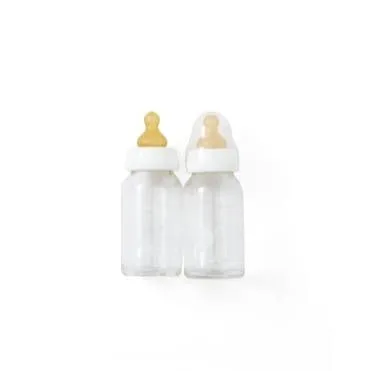 Hevea Standard Neck Baby Glass Bottle 2-pack 120ML/4OZ