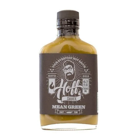 Hoff Mean Green Jalapeno Hot Sauce