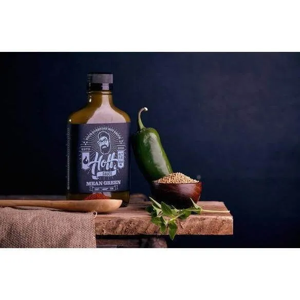 Hoff Mean Green Jalapeno Hot Sauce