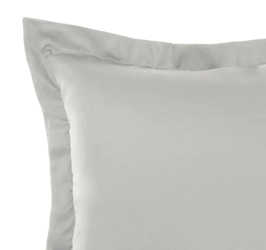 Hotel Augusta 500THC Cotton Sateen European Pillowcase Grey