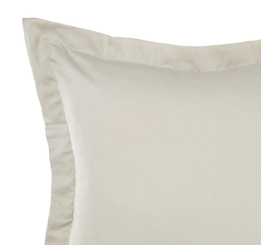 Hotel Augusta 500THC Cotton Sateen European Pillowcase Taupe