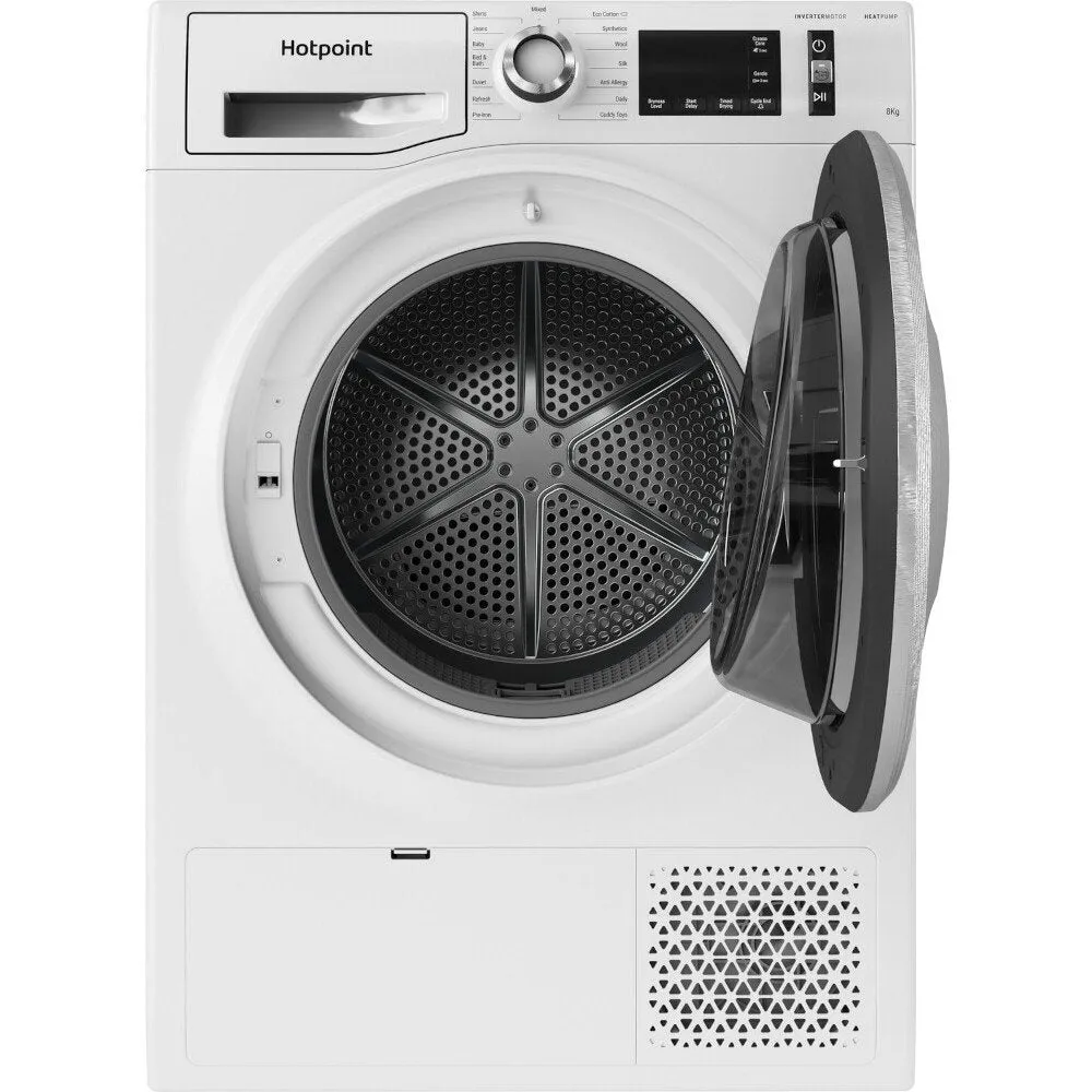 Hotpoint NTM118X3XBUK 8kg Heat Pump Tumble Dryer White