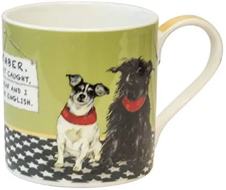 If We Get Caught Little Dog Laughed Mug in Gift Box It's A Good Sign Range