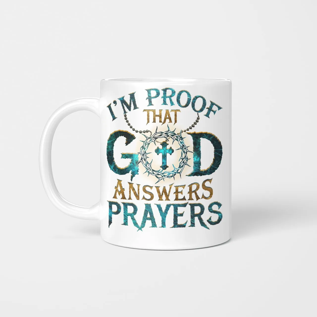 I'm Proof That God Answers Prayers, God Mug, Jesus Mug, Faith Mug