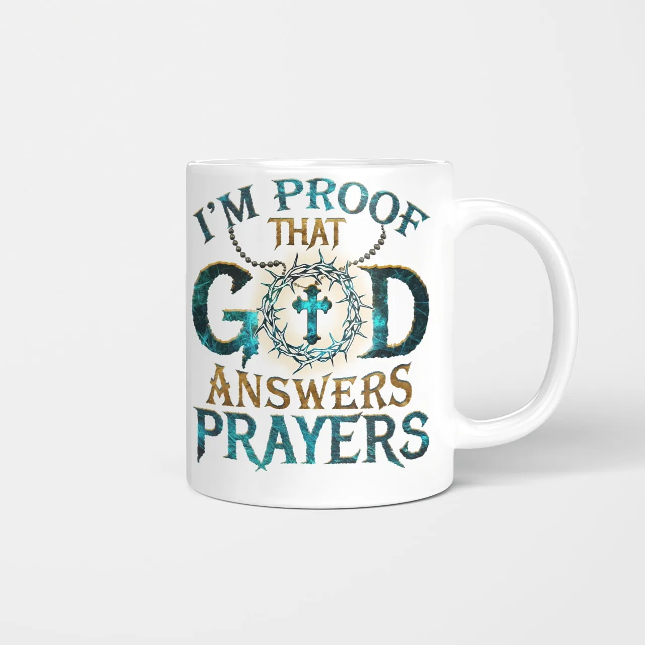 I'm Proof That God Answers Prayers, God Mug, Jesus Mug, Faith Mug