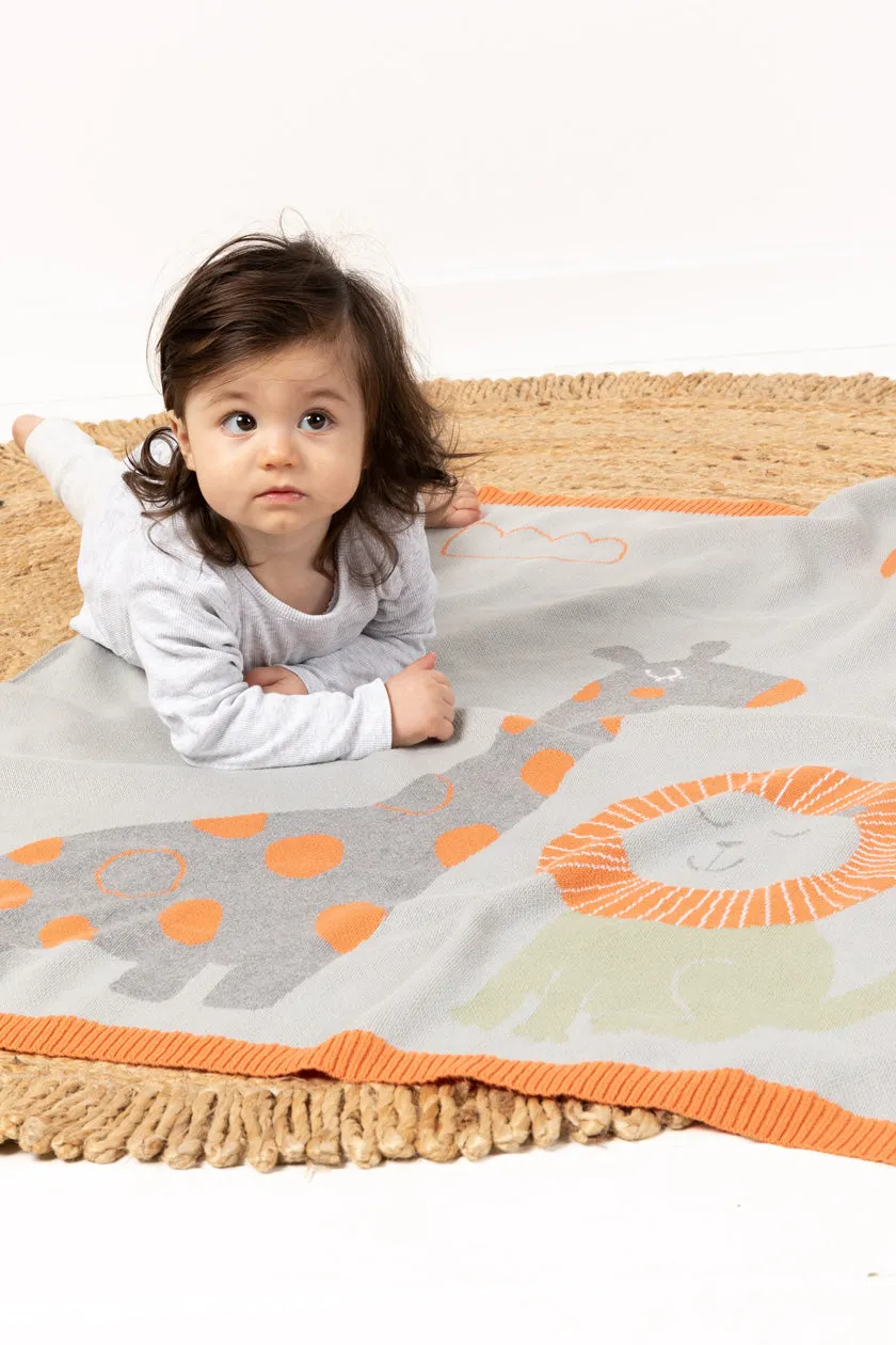 Indus Design - Baby Blanket- Jungle Buddies