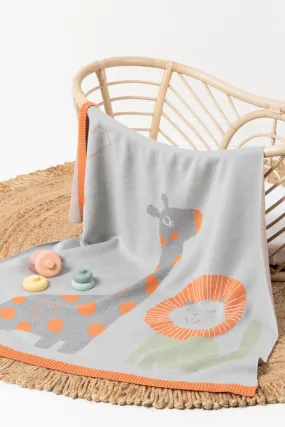 Indus Design - Baby Blanket- Jungle Buddies