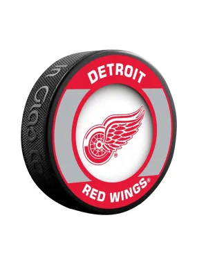 Inglasco NHL Detroit Red Wings Retro Puck