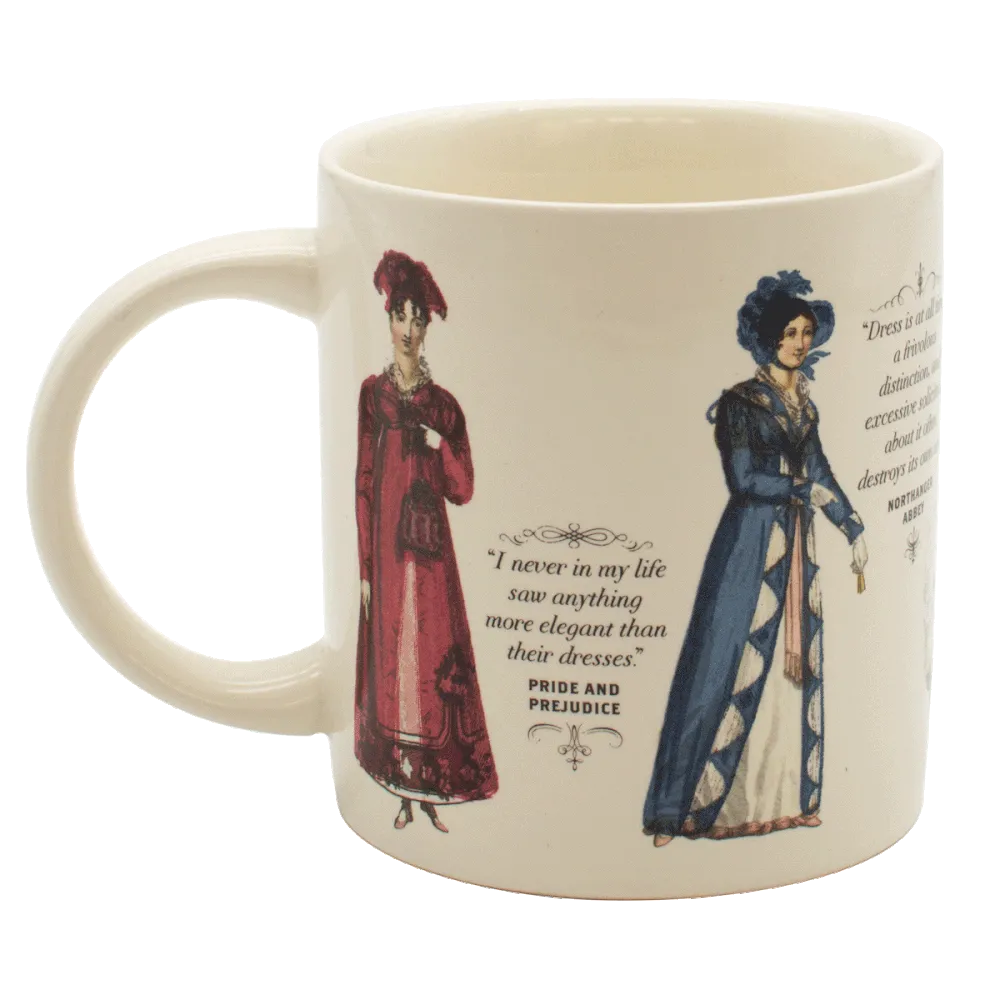 Jane Austen's Regency Finery Heat-Transforming Mug