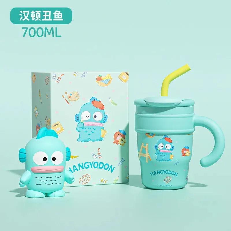 Kawaii Thermos Tumblers With Straw