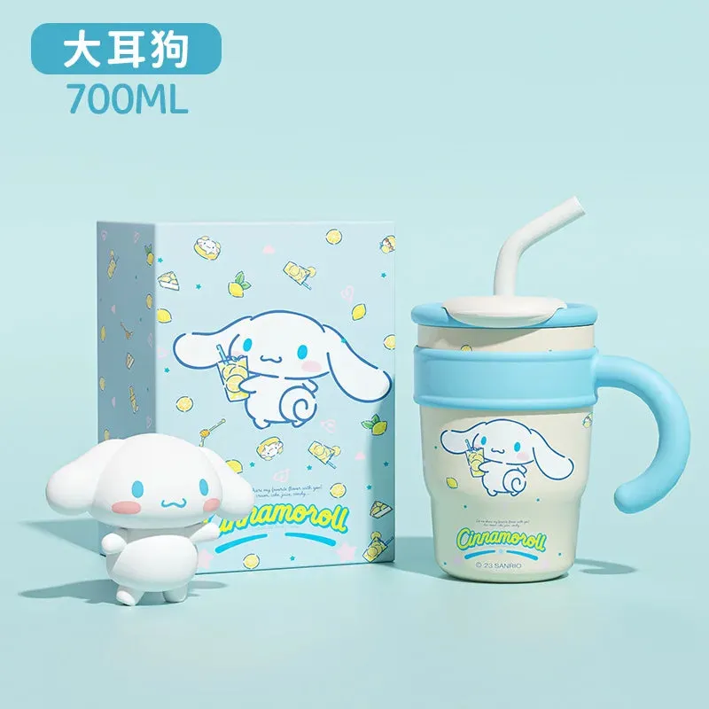 Kawaii Thermos Tumblers With Straw