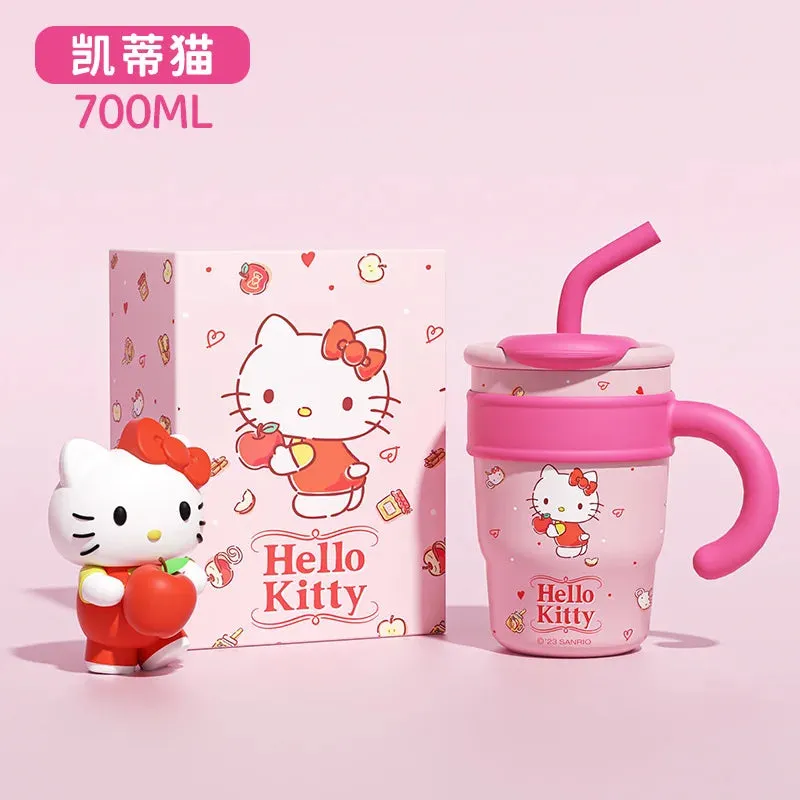 Kawaii Thermos Tumblers With Straw