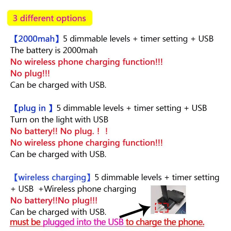 Led USB  Desk Lamps