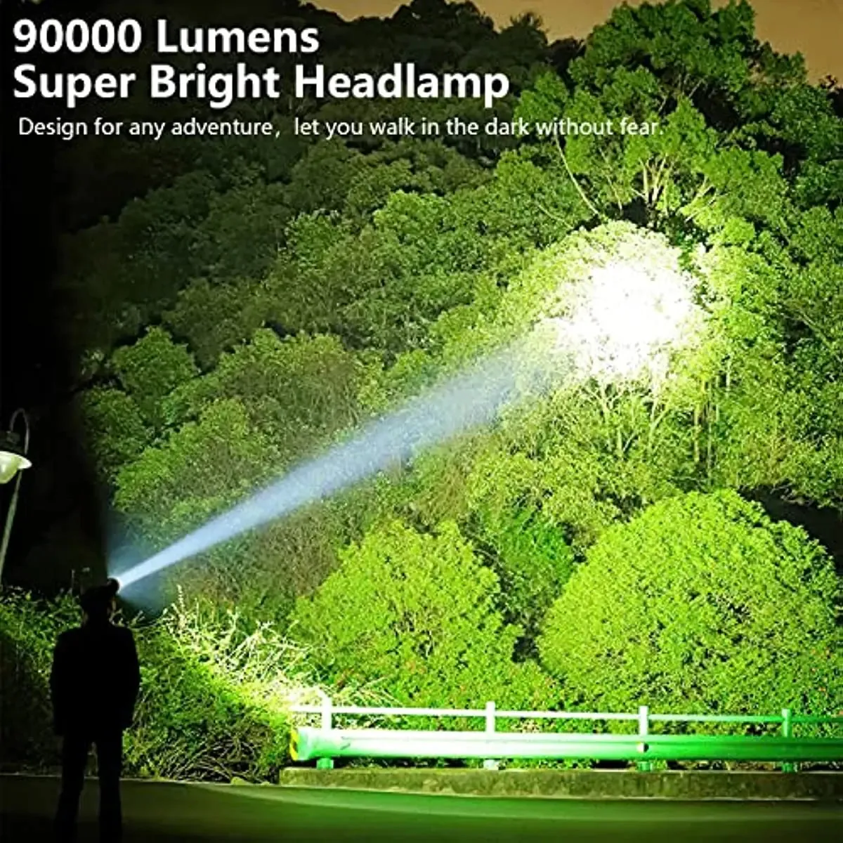 LED USB Rechargeable XHP70 High Power Headlamp 90000 Lumen Powerful Super Bright Waterproof Fishing Searching Camping Flashlight