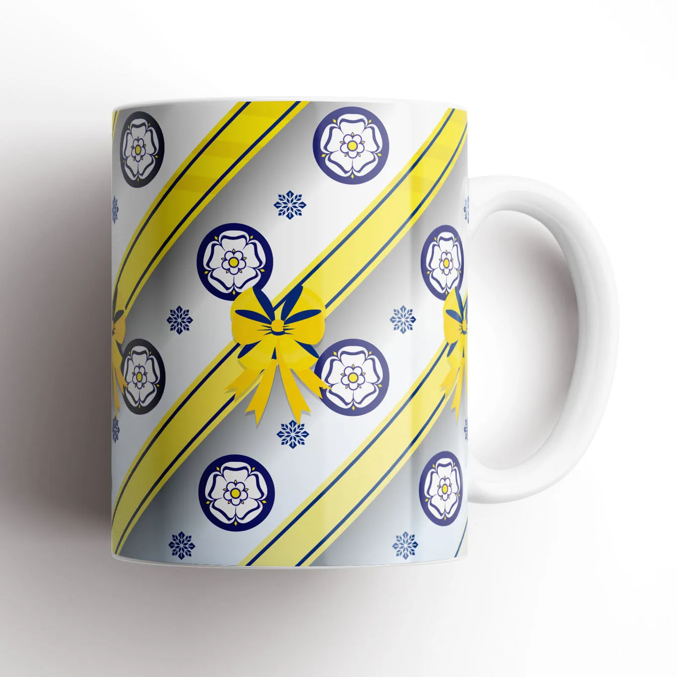 Leeds Christmas Wrapping Paper Mug